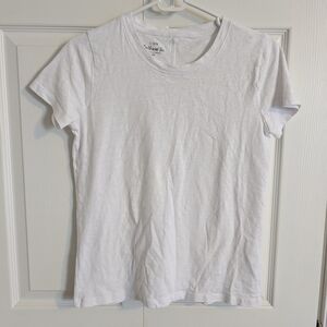 J. Crew Factory Girlfriend Tee XS White